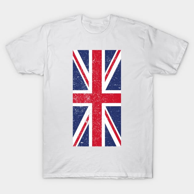 UK - United Kingdom worn Flag T-Shirt by GraphicBazaar